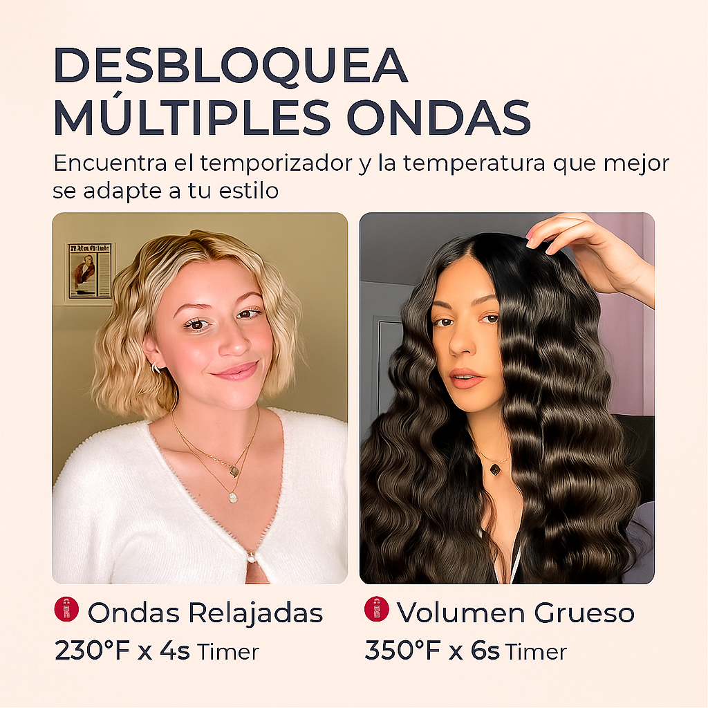 Revert-Rovy Ondulador compacto para cabello